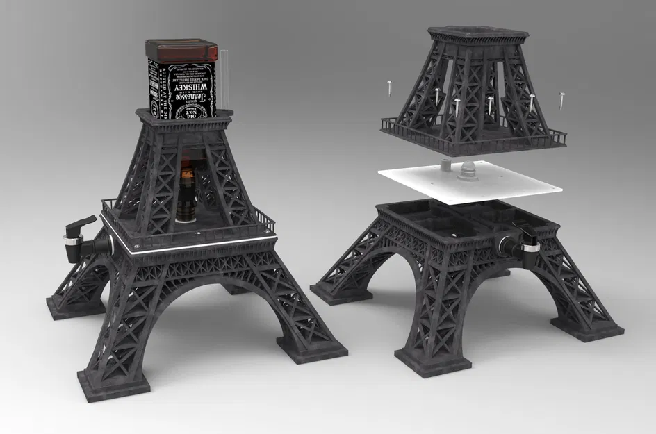 Giá đỡ chai rượu Jack Eiffel độc đáo - Image 1