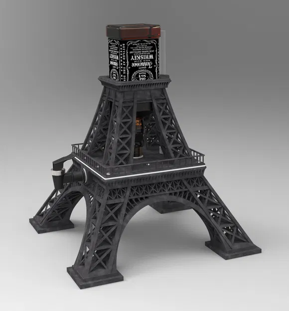 Giá đỡ chai rượu Jack Eiffel độc đáo - Image 2