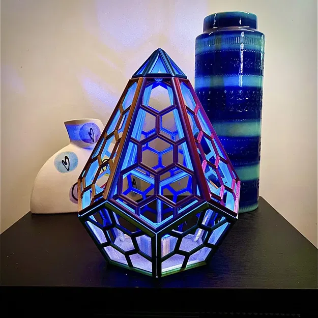 Đèn trang trí hình lục giác cho không gian sống - Image 9