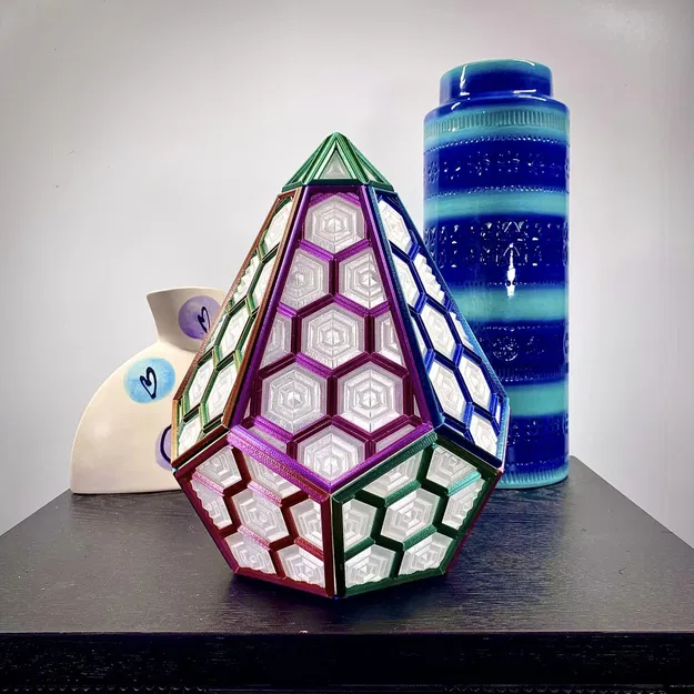 Đèn trang trí hình lục giác cho không gian sống - Image 10