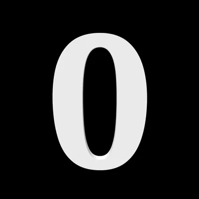 Bộ số nhà 0-9 và chữ cái ABCD cao 170mm kiểu Serif