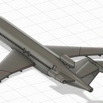 Mô hình máy bay Boeing 727-200 tỷ lệ 1:400