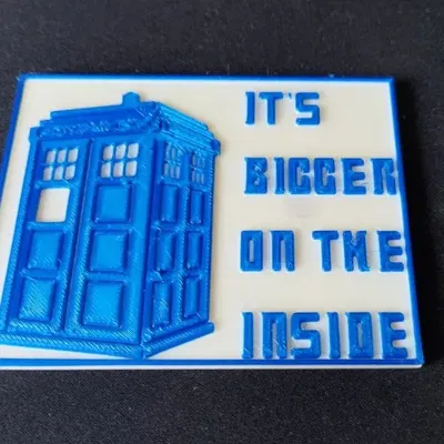 Nam châm Tardis nhỏ (8x3mm x2 nam châm)