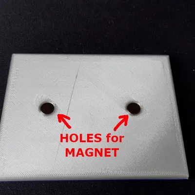 Nam châm Tardis nhỏ (8x3mm x2 nam châm)