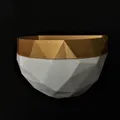 Chậu cây treo tường thiết kế Low Poly - Thumbnail 2