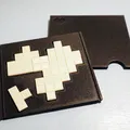 Câu đố trái tim Tetris trong hộp quà - Thumbnail 1
