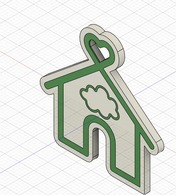 **Móc chìa khóa CASA đa sắc màu** - Image 2