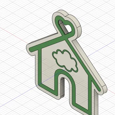 **Móc chìa khóa CASA đa sắc màu**