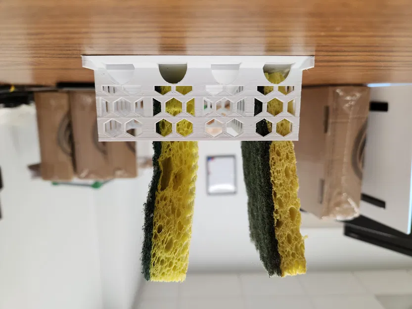 Giá đỡ bọt biển 4x thiết kế hình lục giác - Image 1