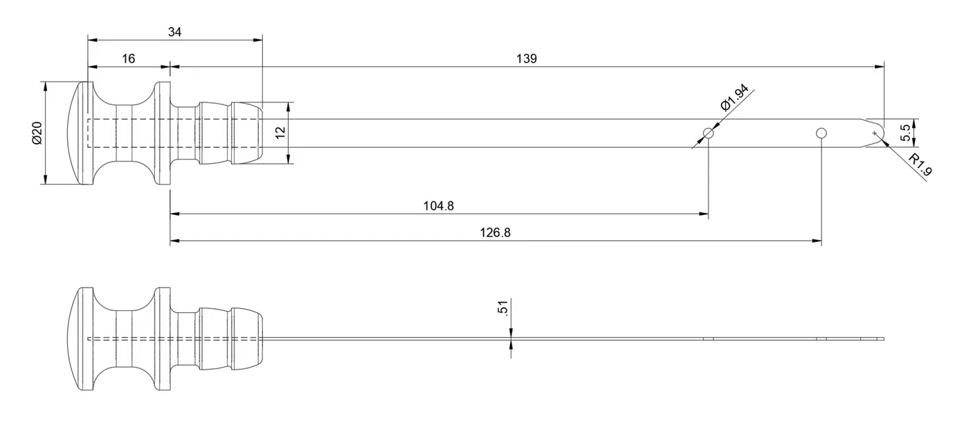 Que thăm dầu cho xe Diahatsu Hijet S110P năm 1997 - Image 2
