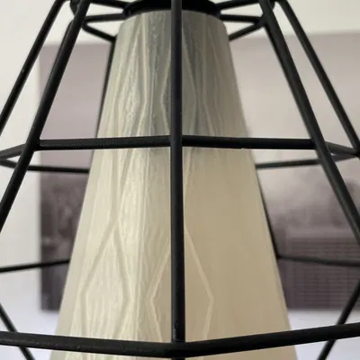 Đèn chùm với chao đèn 10 góc