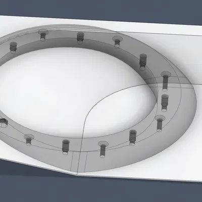 Vòng lắp loa 6.5" cho cửa Diahatsu Hijet 1997