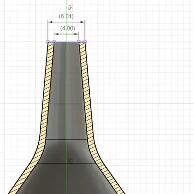 Phễu nhỏ cho nhà bếp với lỗ 6mm