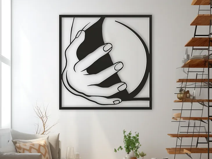 Bóng tay nghệ thuật treo tường độc đáo - Image 1