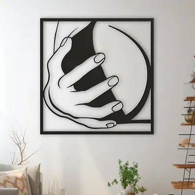 Bóng tay nghệ thuật treo tường độc đáo