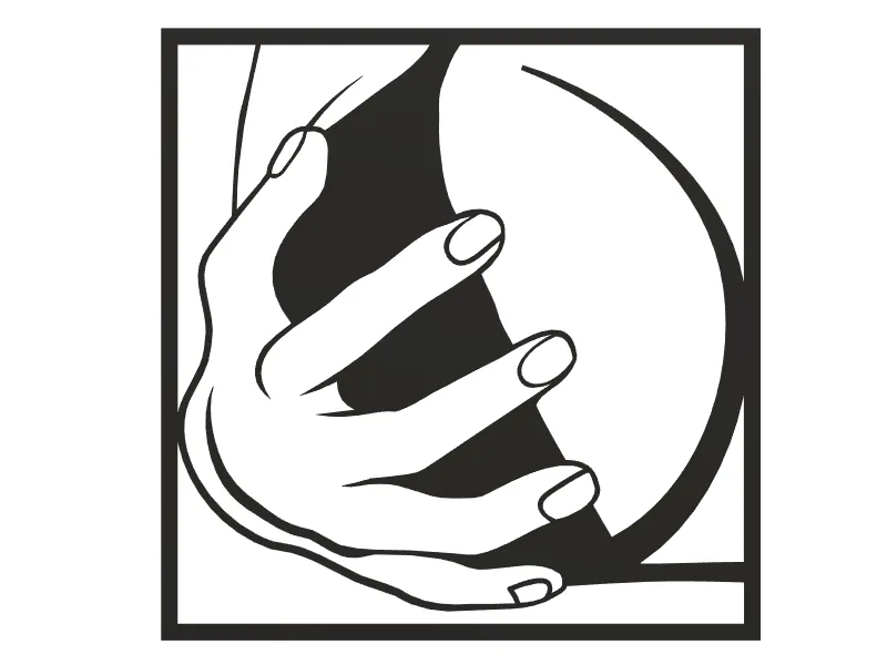 Bóng tay nghệ thuật treo tường độc đáo - Image 2