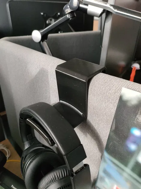 Giá đỡ tai nghe gắn trên vách ngăn văn phòng - Image 2