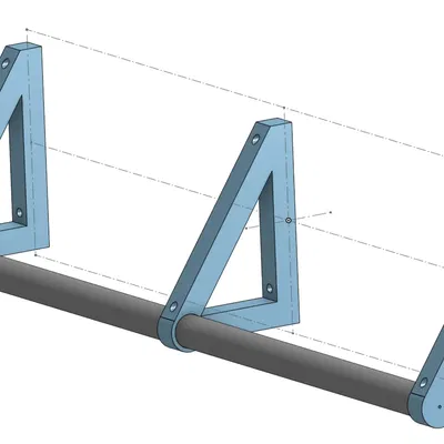 Giá đỡ cuộn filament tiết kiệm cho kho lưu trữ