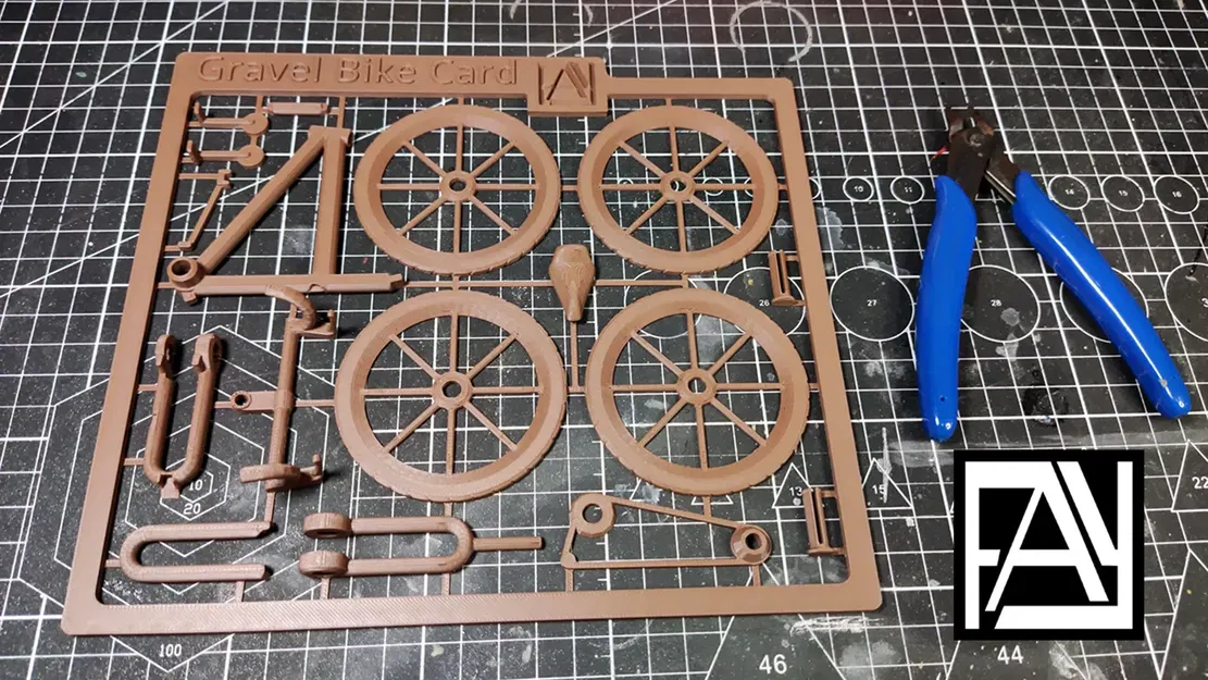 Bộ thẻ mini xe đạp địa hình mô phỏng 3D - Image 2