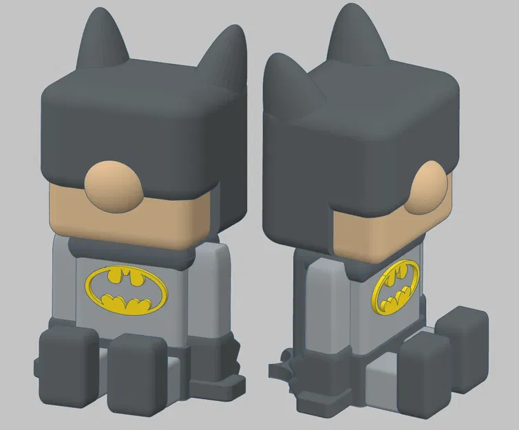 Figurine mini cube Batman làm từ Tinkercad - Image 2