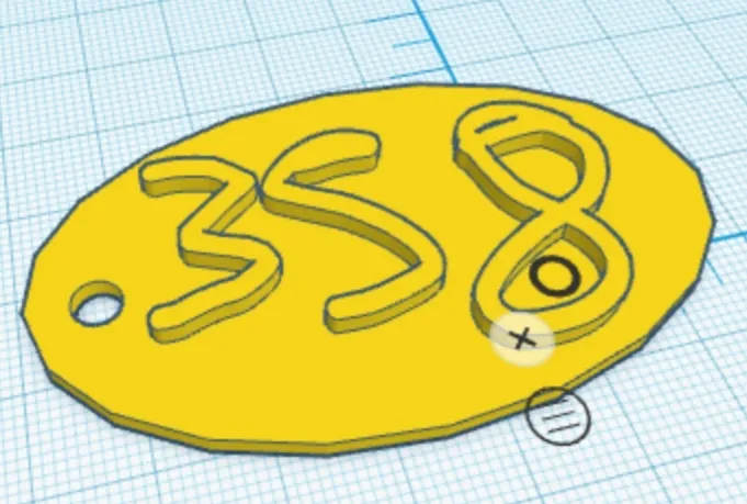 Biểu tượng toán học học tập với dấu cộng và trừ - Image 2