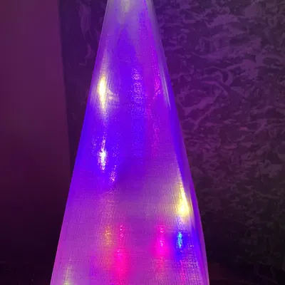 Đèn hình obelisk WLED với đèn fairy BTF và ESP8266