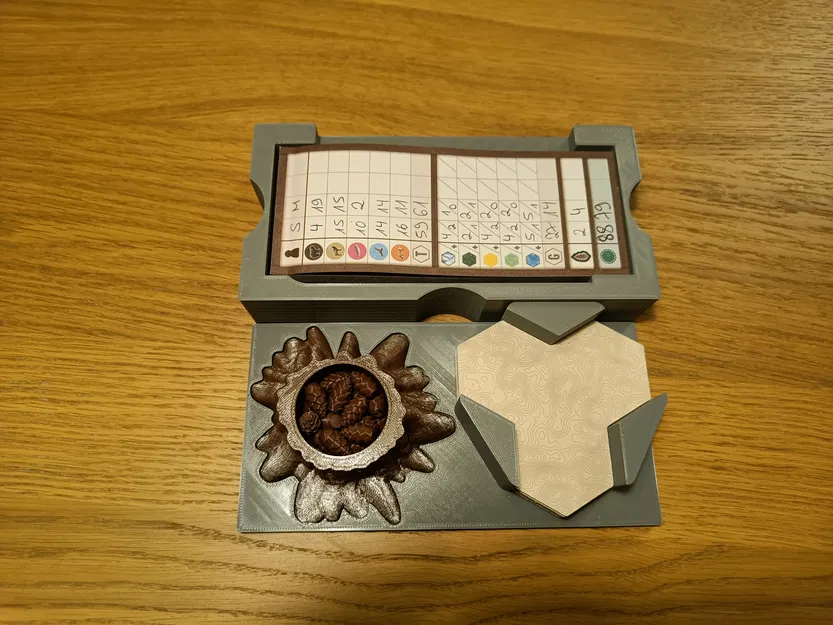 Giá đỡ tổ chức Cascadia với gốc cây và chóp thông đẹp - Image 13