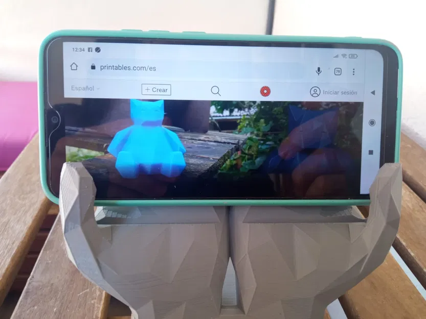 Giá đỡ tay low poly cho Kindle, tablet và điện thoại di động - Image 15