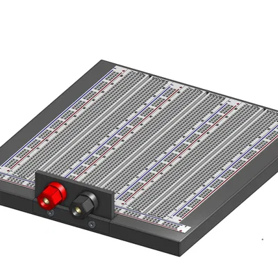 Nền tảng thử nghiệm với giá đỡ breadboard cho ESP32