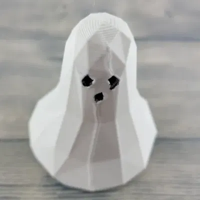 Nhân vật ma nhỏ phong cách low poly dễ thương