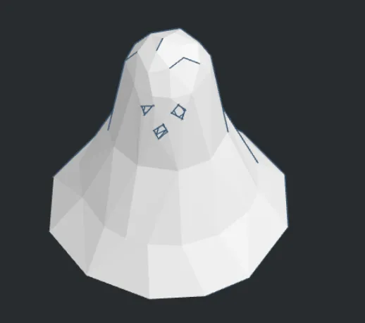 Nhân vật ma nhỏ phong cách low poly dễ thương - Image 4