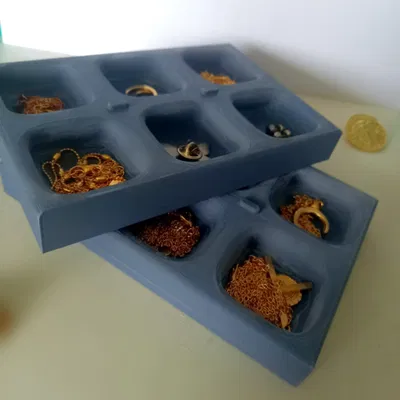 Hộp trang sức đơn giản xếp chồng cho nữ giới