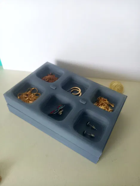 Hộp trang sức đơn giản xếp chồng cho nữ giới - Image 4