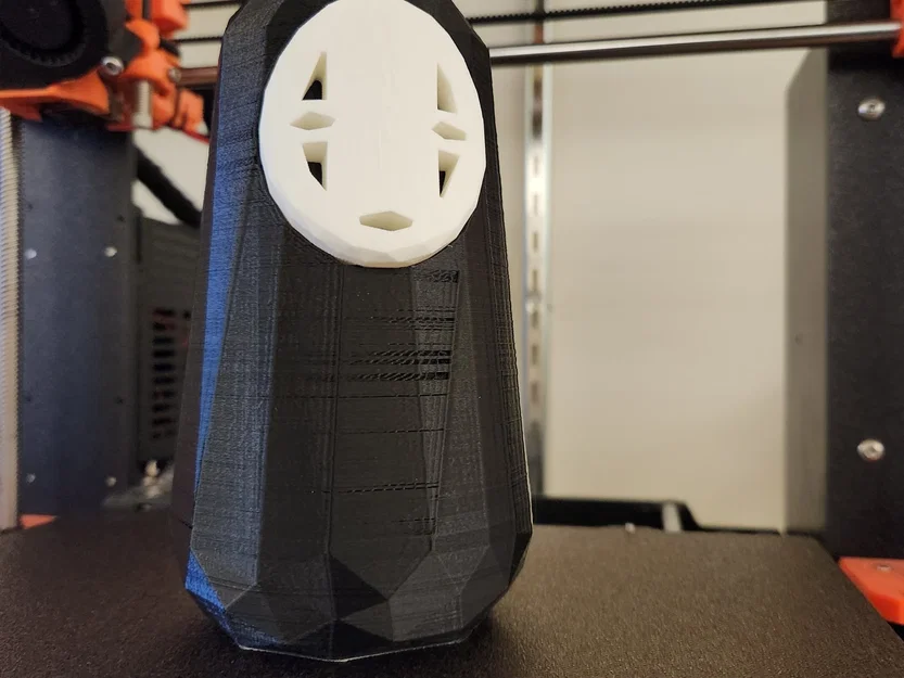 Chậu cây low poly không mặt phong cách Spirited Away - Image 1