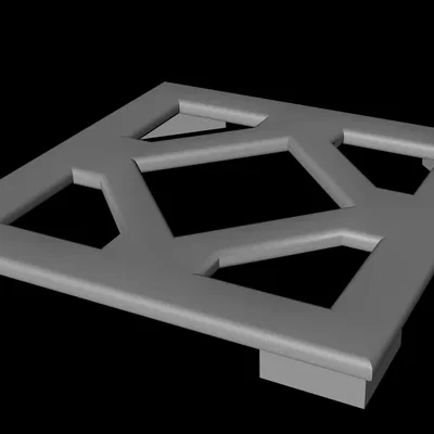 Giá đỡ màn hình với lỗ đi dây trên bàn