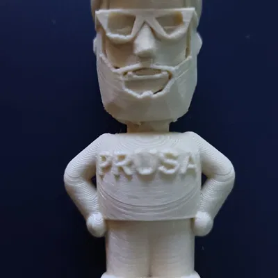 Mô hình Prusa low-poly phong cách nghệ thuật hiện đại