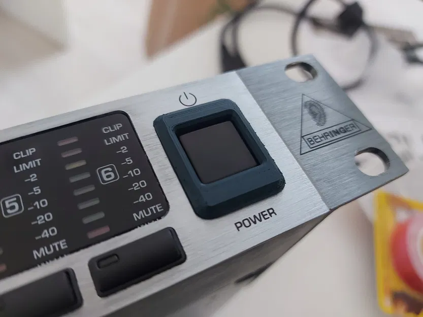 Vòng đệm nút nguồn Behringer DCX2496 chống nhấn nhầm - Image 1