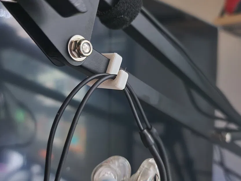 Gá treo tai nghe cho cần micro 10mm x 10mm - Image 1