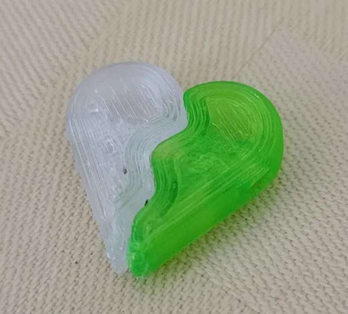 Trái tim hai phần cho trang sức với file FreeCAD - Image 2