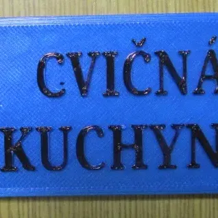 Přívěšek trên chìa khóa với kích thước 80x40x5