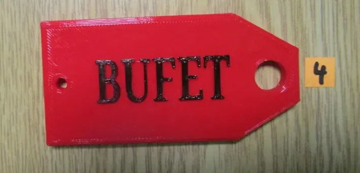 Přívěšek trên chìa khóa với kích thước 80x40x5 - Image 6