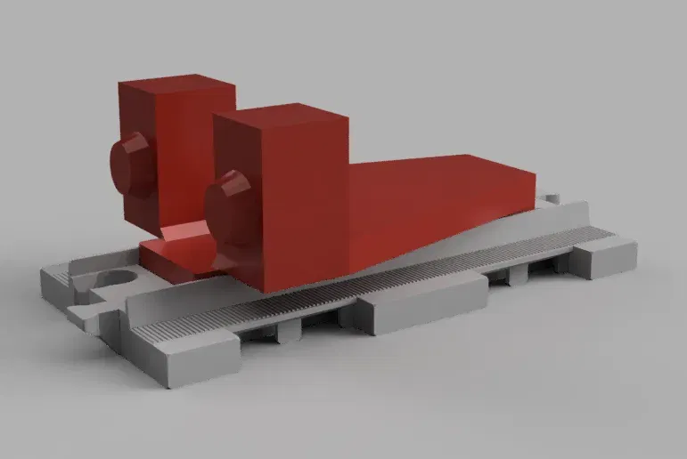 Kẹp dừng tàu Duplo để đặt trên đường ray - Image 3