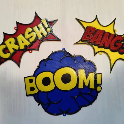 Hiệu ứng âm thanh truyện tranh: CRASH! BOOM! BANG!
