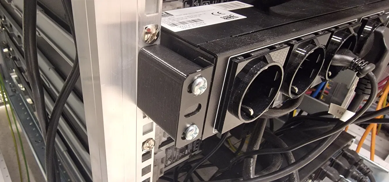 Giá đỡ 4cm cho thiết bị 1HE 19Inch - Image 2