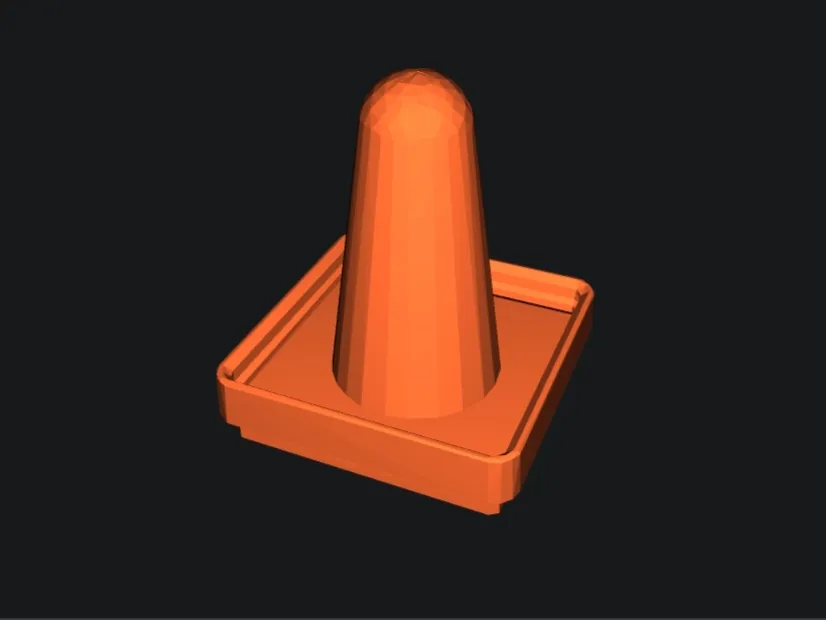 Giá đỡ nhẫn Low Poly với đế Gridfinity - Image 1