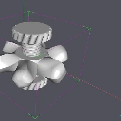 Công cụ giảm stress dạng vít M14 với đầu và đai ốc xoay
