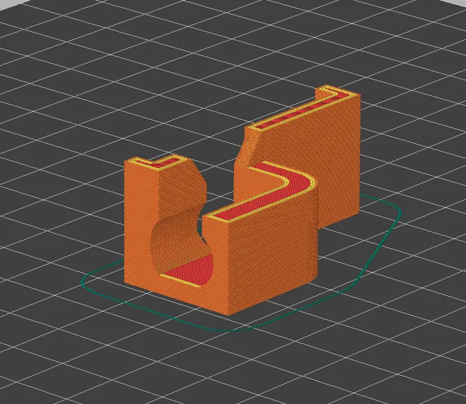 Giá đỡ cáp giường cho máy in Ender 3 S1 - Image 2