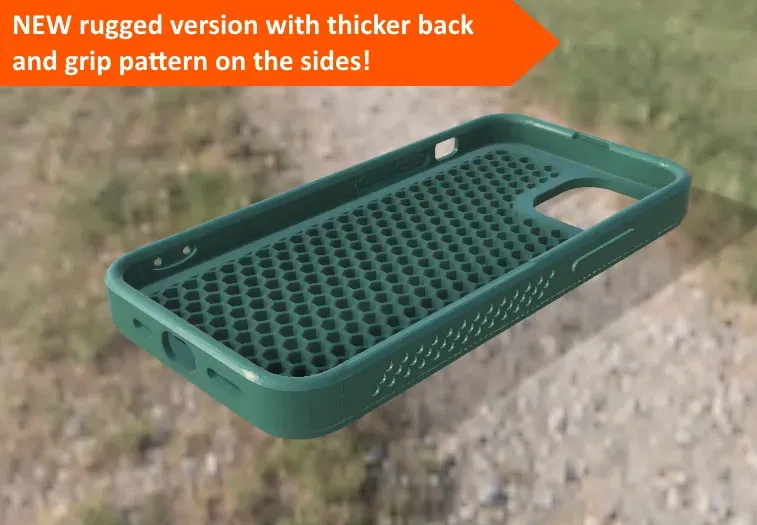 Ốp lưng iPhone 13 Mini có lỗ treo dây đeo và thiết kế hình lụ... - Image 4