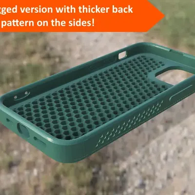 Ốp lưng iPhone 13 Mini có lỗ treo dây đeo và thiết kế hình lụ...