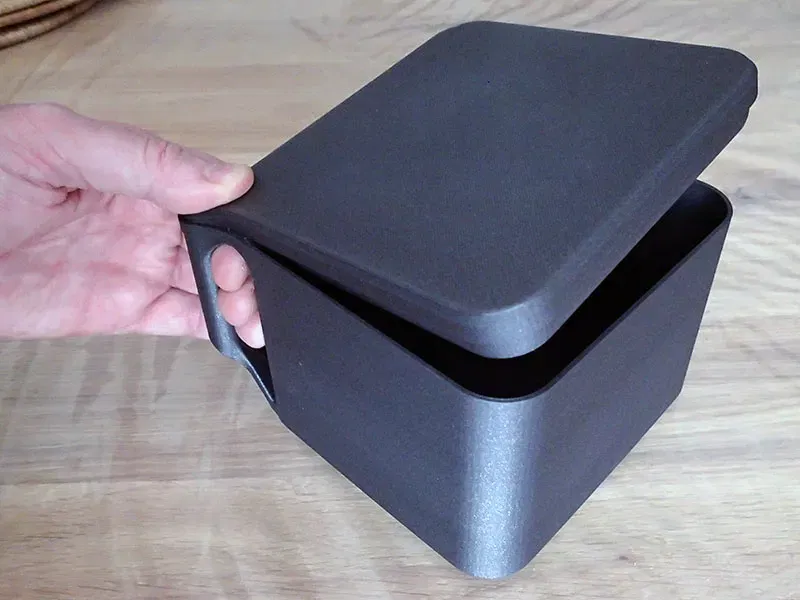 Thùng đựng rác để bàn thiết kế đơn giản 150x150x100 - Image 2